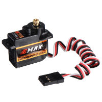 EMAX ES08MA II 12G เกียร์โลหะขนาดเล็ก PWM Servo สำหรับ RC อะนาล็อกแบบย้อนกลับอุปกรณ์ทดแทนของเล่น