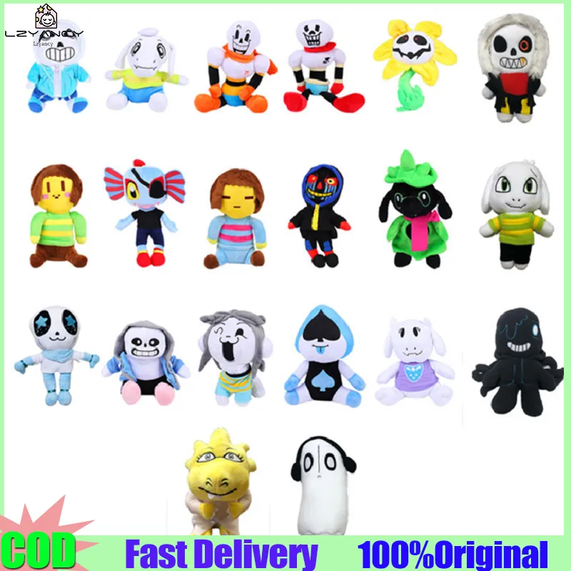 12 Flowey - Undertale Sunflower Plush Stuffed Animal Toy Plushie Doll