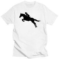 Large mens short sleeves Men Cute English Riding Hunter Jumper Riding Horse Tee Gift 4XL.5XL.6XL