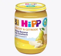 Germany Hipp Banana Pear Bread Dried Wheat Puree 190g 5 months