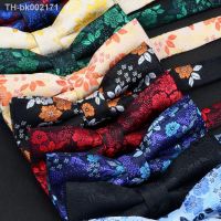 ♚ GUSLESON Quality Floral Bow Tie Wedding Bowtie Silk Noeud Papillon Men Pajaritas Cravat Business Bowties Female Male Neckwear