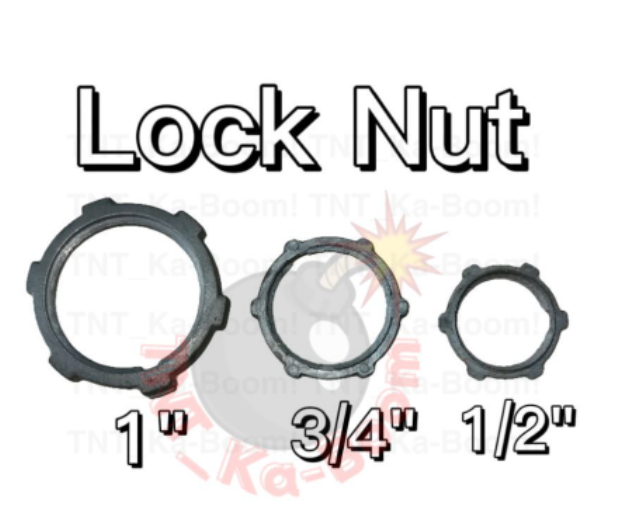 Lock Nut 1/2", 3/4" , 1'' Lazada PH