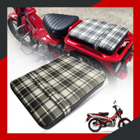 เบาะหลังลายสก๊อต สีขาว ขนาดใหญ่ สำหรับฮอนด้า CT125 PASSENGER SEAT PAD FOR HONDA CT125 HUNTER TRAIL ปี 2020-2023