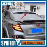 ปีกสปอยเลอร์ติดหลังคาหน้าต่างด้านหลังสำหรับ10Th Honda Civic Gen 2016 2017 2018 2019-2022Trunk บูตฝาครอบบอดี้อุปกรณ์เสริมรถยนต์