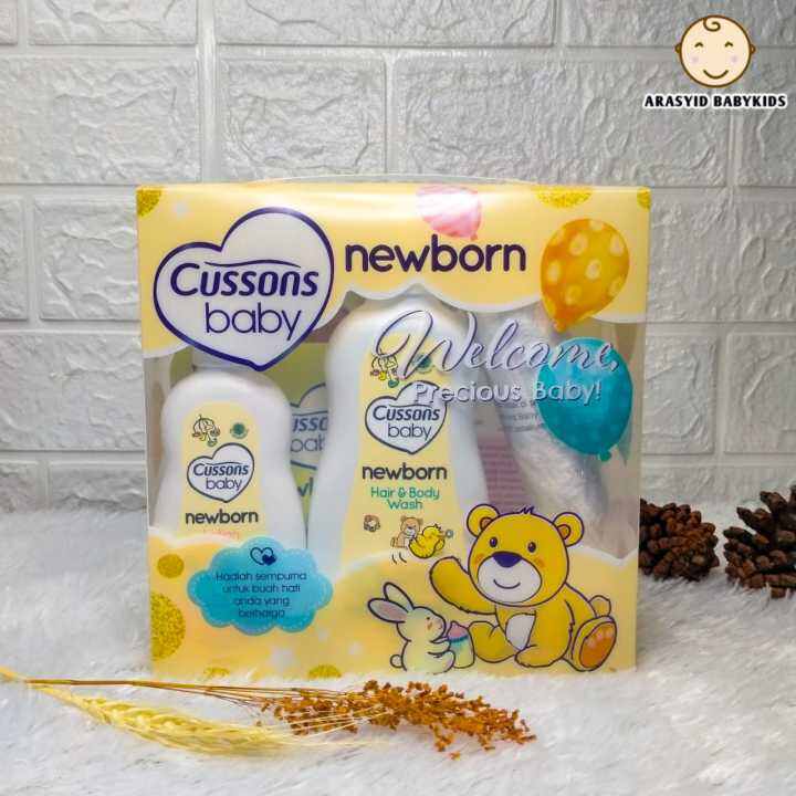 Cussons Baby Newborn Pack Gift Pack Set 5 in 1 / Paket Perawatan Bayi / Kado Kelahiran Bayi Baru