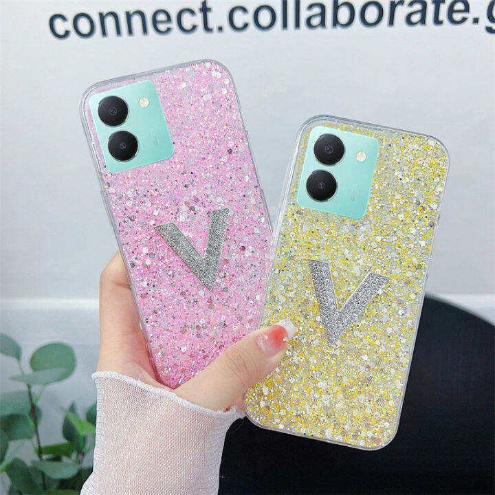 เคสโทรศัพท์-y36-vivo-ใหม่-y78-y02a-y02t-เพชรหรูหราเงินโปร่งใสกันกระแทกปลอกอ่อนสำหรับ-vivoy27-5g-พร้อม3d-เจาะเต็มรูปแบบขนาดใหญ่ฝาครอบ-v-vivoy36