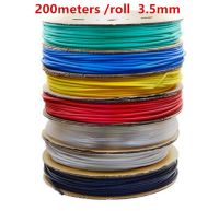 200m/roll 3.5MM  Heat shrinkable tube heat shrink tubing Insulation casing 200m a reel Cable Management