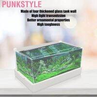 [COD]Punkstyle Glass Turtle Tank High Translucency Thickened 360 Degree Panoramic View Reptile Terrarium สำหรับเต่าสัตว์เลื้อยคลาน Christmas Gift