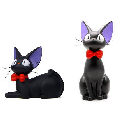 แมวดำแอ็คชั่นอะนิเมะ Kiki บริการจัดส่งสัตว์กล่องเงินเหรียญธนาคารกระปุกออมสินรุ่นตุ๊กตาเครื่องประดับเด็กของขวัญของเล่น