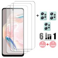 hot【DT】 6in1 Note 12 Tempered Glass Protector Film