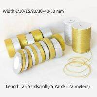 【CC】 (3-50mm) Gold/Silver Silk Organza Glitter Embroidered Onions Wedding Supplies