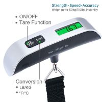 【YD】 Digital Hanging Scale Luggage Suitcase Baggage Weight Scales with for 50kg/110lb