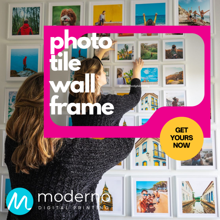 Photo Tile Wall Frame Like Mixtiles Lazada PH