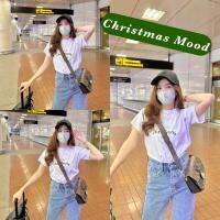 Jarikashop - เสื้อยืดลาย  Christmas Mood ( งานป้าย.. Jarika ) ( จ53 )