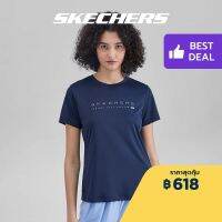 Skechers สเก็ตเชอร์ส เสื้อยืดแขนสั้น ผู้หญิง GODRI Short Sleeve Tee - P223W056