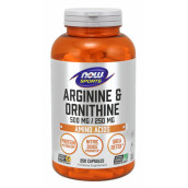 Arginine & Ornithine 500 mg 250 mg Hỗ trợ Chuyển hóa protein Chất xúc tác