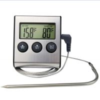 ♦❁✓ Mini Digital Kitchen Cooking Thermometer Meat Food Oven Barbecue Stainless Steel Probe Thermomet With Timer Temperature Meter