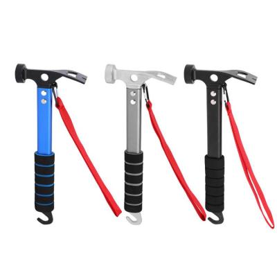 Camping Stake Hammer Alloy Anti-Slip Shock-Absorbent Tent Gear Multifunctional Hammer with Bottle Opener Portable Tent Gear for Outdoor Travel Climbing imaginative