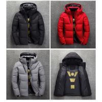 CODHaley Childe Fashion Winter Jacket Mens White Duck Down Jacket men Thermal Thick Coat Snow Red Black Parka Male Warm Outwear