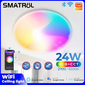 Using Magic Home Pro Android application with 24W Smart LED Floor Lamp (RGB  + CCT) 