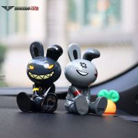 Car Cute Rabbit Auto Central Control Car Accessory Dashboard Mirror Creative Ornaments Internal Decoration