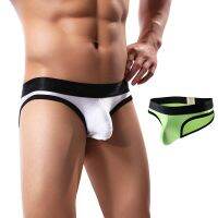 Man Low Waist Underwear Soft Penis Pouch Nylon jockstrap for Gay 3D Sewing Briefs Fashion Human U-Convex Summer Sexy Lingerie