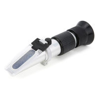 อุปกรณ์ทดสอบ Brix Refractometer ผลไม้ความหวานความเข้มข้นของการตัดน้ำตาล Refractometer ใหม่