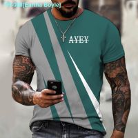 ● Eartha Boyle In the summer of 2023 3 d printing mens fashion oversized T-shirt splicing streets of mens clothing O led leisure shirt