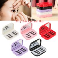 Storage Case Portable Makeup Mirror Eyelashes Box 3 Layer Storage Empty False Eyelashes Storage Box