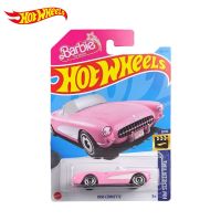 2023 Hot Wheels Barbie The Movie 1956 Corvette C4982-183/250 1:64 Diecast Alloy Car Model Toy for Kids Gift Die-Cast Vehicles