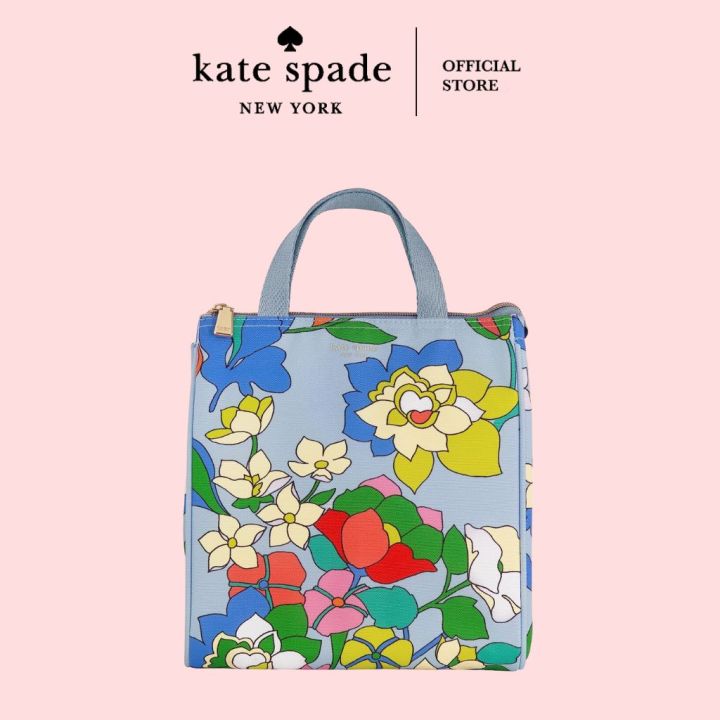 Kate Spade New York Canvas Tote Bag with Interior Pocket