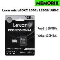 ถูกที่สุด ของแท้ Original Lexar 128GB Professional 1066x UHS-I microSDXC Memory Card Silver Series (Read 160 Write 120MB