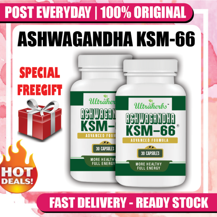 Ksm 66 Ashwagandha Herbal Supplement for Better Overall Body Original