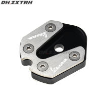 รถจักรยานยนต์ CNC Alunimun Kickstand ขาตั้ง Extension Pad แผ่นรองสำหรับ Vespa Primavera Sprint LX