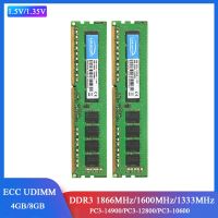 DDR3หน่วยความจำ4GB 8GB 1600Mhz 1333Mhz เมโมรี่การ์ด1.35V/1.5V ECC UDIMM PC3L-12800E หน่วยความจำแบบ Unbuffered ECC