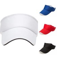 [hot]Women Summer Breathable Air Sun Hats Men Adjustable Visor UV Protection Top Empty Solid Sports Tennis Golf Running Sunscreen Cap ！