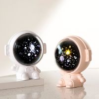 【cw】 Astronaut Projector Atmosphere Lamp Bedroom 8 Types of Music Ambient Nightlight Kids Gifts