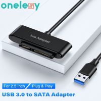 Onelesy USB 3.0 to SATA Adapter Plug Play for 2.5 Inch HDD/ SSD SATA Converter UASP High Speed Data Transmission SATA to USB