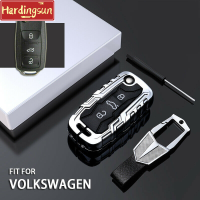 Hardingsun กระเป๋าคลุมเคสกุญแจรถโลหะคุณภาพสูงพรีเมี่ยมสำหรับ VW Eos อุปกรณ์กอลฟ์เจ็ตตาโปโลแคดดี้ด้วงพวงกุญแจพาสสาททีกวนโบรา