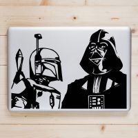 【☸2023 New☸】 yumi19 Darth Vader And โบบาเฟทท์ไวนิลสติกเกอร์สำหรับ Apple Macbook Pro Air Retina 11 12 13 15นิ้ว Mi Mac Book โน๊ตบุ๊ค