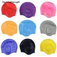 【health】 RTS Waterproof silicone diving swimming cap long hair protection ear cup swim caps PH