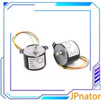 JPnator มอเตอร์ระบบทำงานพร้อมกันแบบแม่เหล็กถาวร50KTYZ AC 220V มอเตอร์ลดความเร็วมอเตอร์ควบคุมบวกและลบผกผัน6W