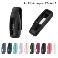 hengilcevwf494 Universal Steel Clip Protector Holder Cover Silicone Protective Case Skin Clip For Fitbit Inspire 3/Inspire 2/Ace 3 Straps