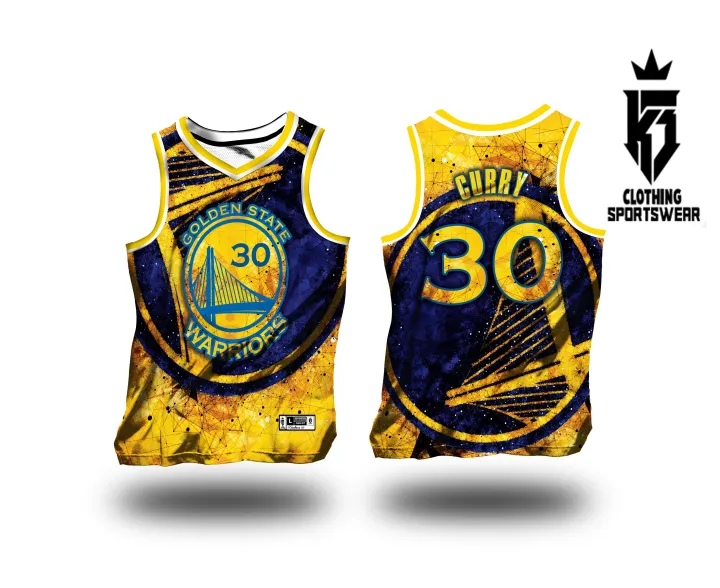 GSW GOLD CONCEPT FULL SUBLIMATION JERSEY | Lazada PH