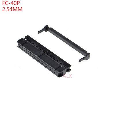 10ชิ้น Fc-40p Idc Socket Pitch 2.54มม. Jtag Isp หัวเชื่อมปลั๊กสองแถว40pin 2x20pin หญิง40P สำหรับ Idc Box Header สำหรับสายเคเบิ้ล