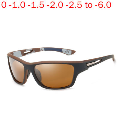 Prescription Sports Sunglasses Men Polarized Optical Myopia Sun Glasses For Men Square Eyewear Male Blue Driving Sungalsses NX