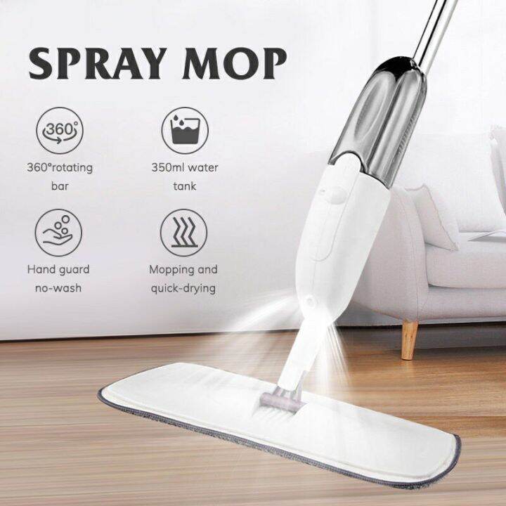 MICROFIBER Easy Spray Mop Water Cleaning with Pad Mop mop Lantai