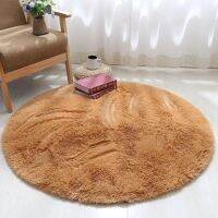 〖Queena carpet〗พรมขนนุ่มทรงกลมสำหรับการตกแต่งบ้านพรมเต็นท์เด็กเก้าอี้ตระกร้าแขวนพรมเช็ดเท้าพรมเช็ดเท้าฟิตเนสเสื่อโยคะปรับแต่งได้