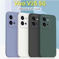 V25ตรงรุ่น(พร้อมส่งในไทย)เคสTPU​นิ่ม​สีพาสเทลคลุมกล้องVivo Y02/Y35/Vivo V25 5G/V25Pro 5G