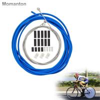 MOMANTON MTB สาย Kabel Set อุปกรณ์เสริมสำหรับการปั่นจักรยานจักรยานเสือภูเขาสายเบรคสายเคเบิลชุดตัวเรือนสายเคเบิลอะไหล่รถจักรยานเบรคลวดด้านในจักรยานสายเบรคจักรยานท่อยางเบรกจักรยานสายท่อสายลวด